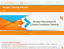 Tablet Screenshot of nucleartrainingnetwork.com